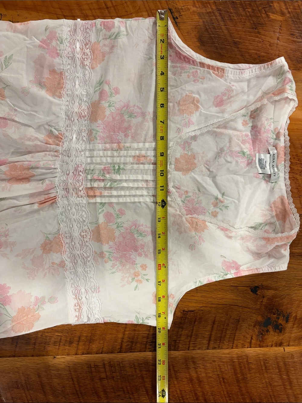 Vintage 1980s Laura Ashley Floral Nightgown M - Picture 7 of 7